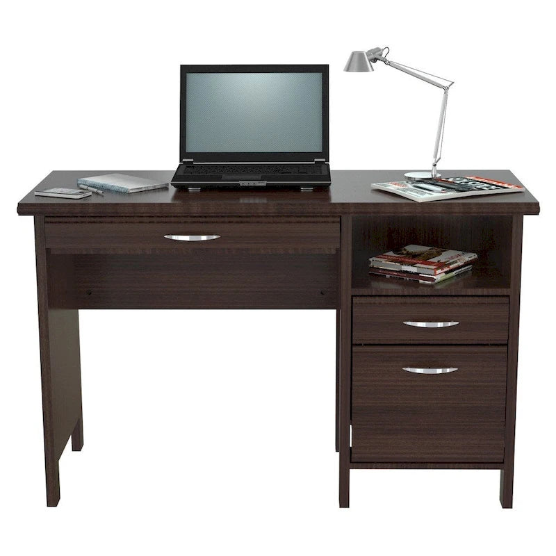Copper Grove Mollice Softform Espresso Computer Desk