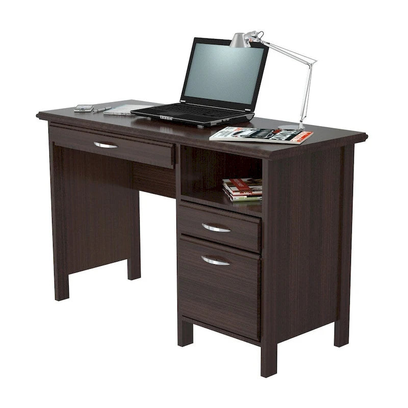Copper Grove Mollice Softform Espresso Computer Desk