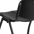 880 lb. Capacity Industrial Plastic Stack Chair with Carrying Handle