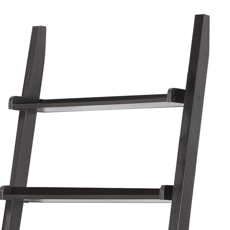 Freakish Ladder Desk With One Drawer, Cappuccino