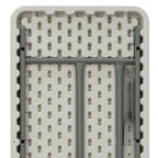 18 W x 72 L Plastic Folding Training Table with Granite White Surface