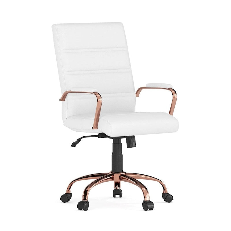 Mid-back LeatherSoft Executive Swivel Office Chair