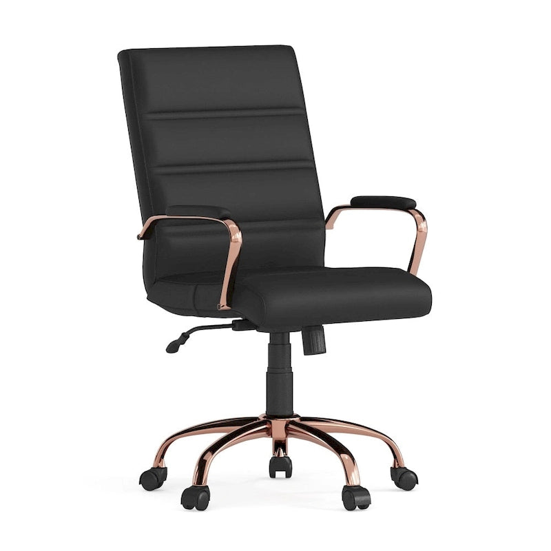 Mid-back LeatherSoft Executive Swivel Office Chair