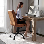 Mid-back LeatherSoft Executive Swivel Office Chair