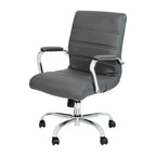 Mid-back LeatherSoft Executive Swivel Office Chair
