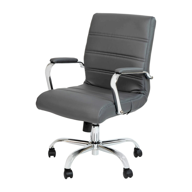 Mid-back LeatherSoft Executive Swivel Office Chair