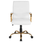 Mid-back LeatherSoft Executive Swivel Office Chair