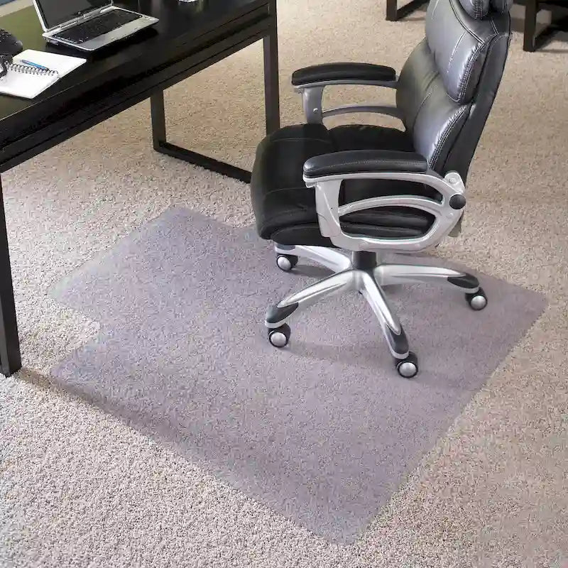 45  x 53  Big & Tall 400 lb. Capacity Carpet Chair Mat with Lip