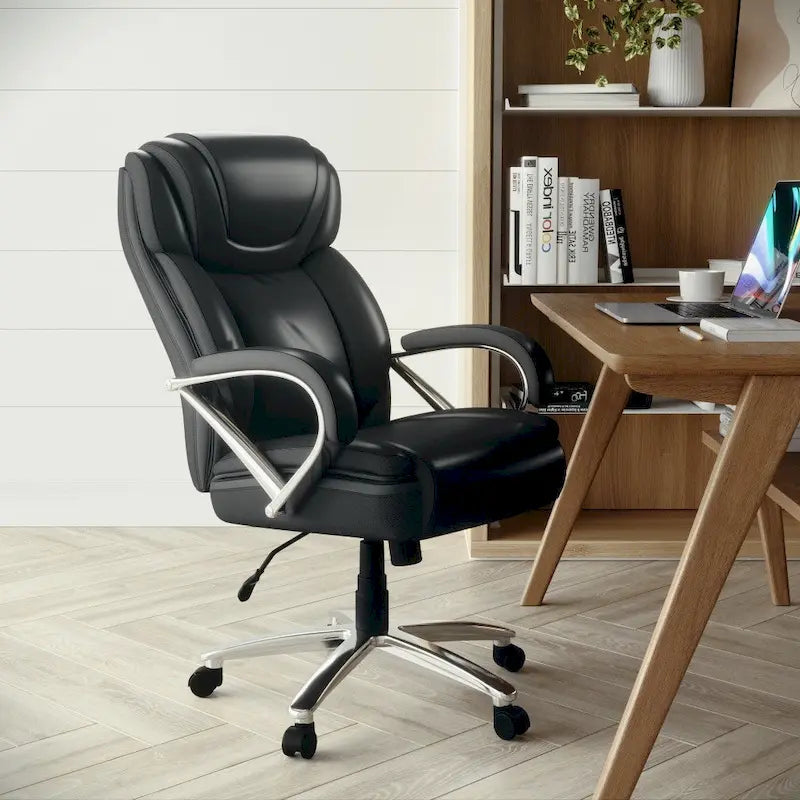 Big & Tall LeatherSoft Executive Swivel Ergonomic Office Chair