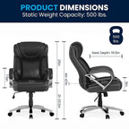 Big & Tall LeatherSoft Executive Swivel Ergonomic Office Chair