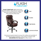 Big & Tall LeatherSoft Executive Swivel Ergonomic Office Chair