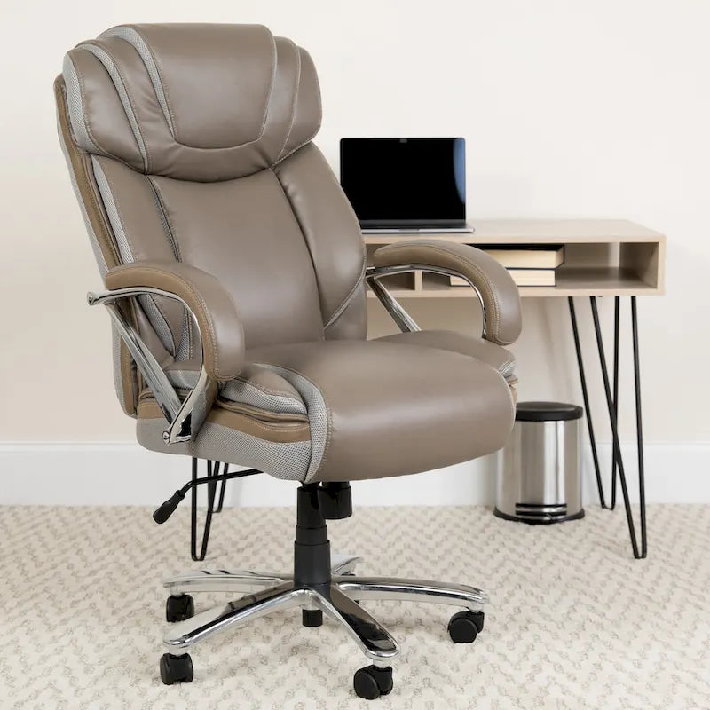 Big & Tall LeatherSoft Executive Swivel Ergonomic Office Chair