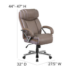 Big & Tall LeatherSoft Executive Swivel Ergonomic Office Chair