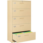 Steel 5 Drawer Lateral File Cabinet Storage Cabinets