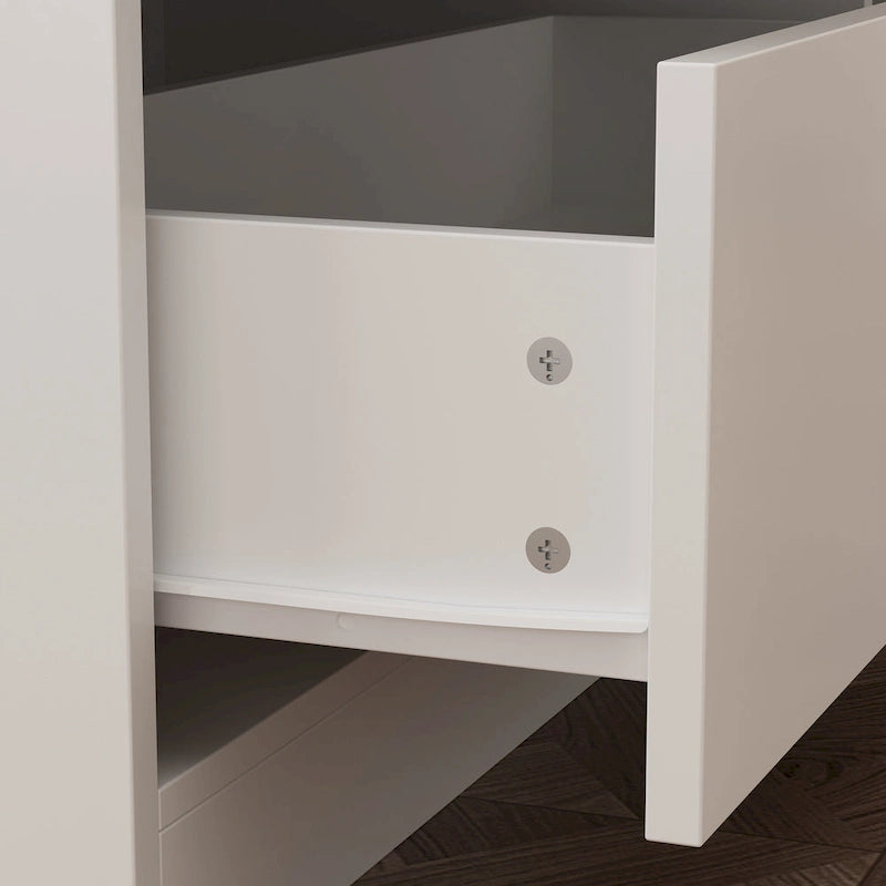 Storage Desk Movable Tabletop with Shelves and Display Area Dresser