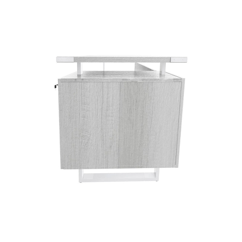 Modern Office Desk, Computer Desk, Workstation with Storage Drawers