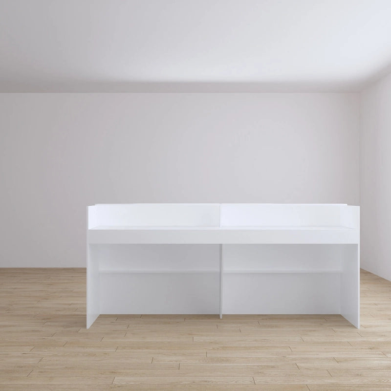 Reception Desk,Transaction Counter Top, Laminate Desktop, Front Table