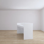 Reception Desk,Transaction Counter Top, Laminate Desktop, Front Table