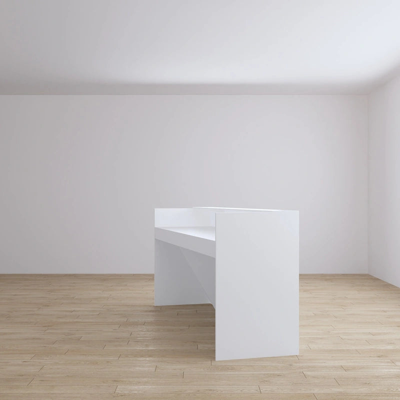 Reception Desk,Transaction Counter Top, Laminate Desktop, Front Table