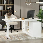 Height-Adjustable Workspace: Versatile Desk for Home Office and More