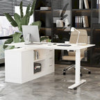 Height-Adjustable Workspace: Versatile Desk for Home Office and More