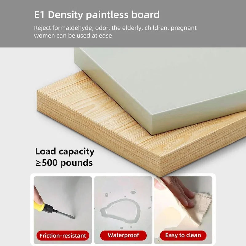 55.2-inch white corner desk with 6 drawer storage