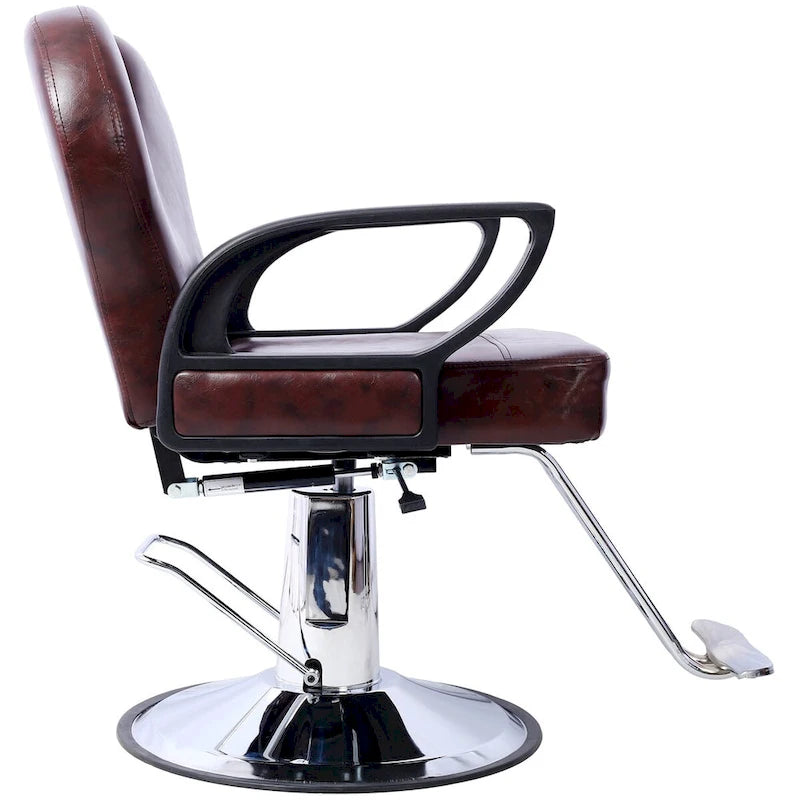 Artist hand Hair Barber Chair,Heavy Duty Hydraulic Spa Furniture Shampoo Reclining Extra Wider Seat Beauty Hair Salon Equipment