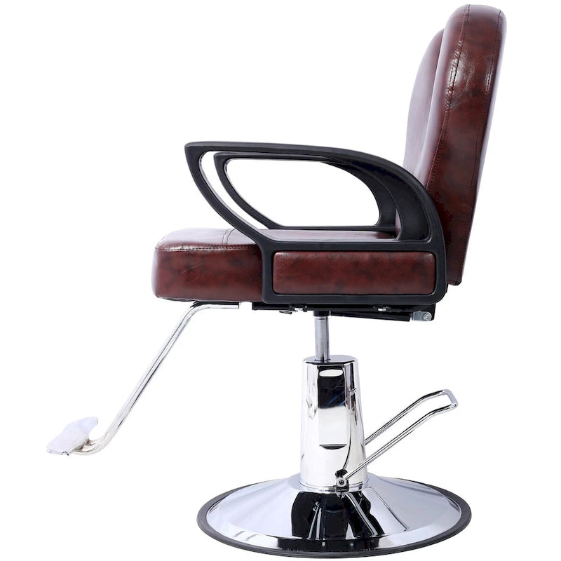 Artist hand Hair Barber Chair,Heavy Duty Hydraulic Spa Furniture Shampoo Reclining Extra Wider Seat Beauty Hair Salon Equipment
