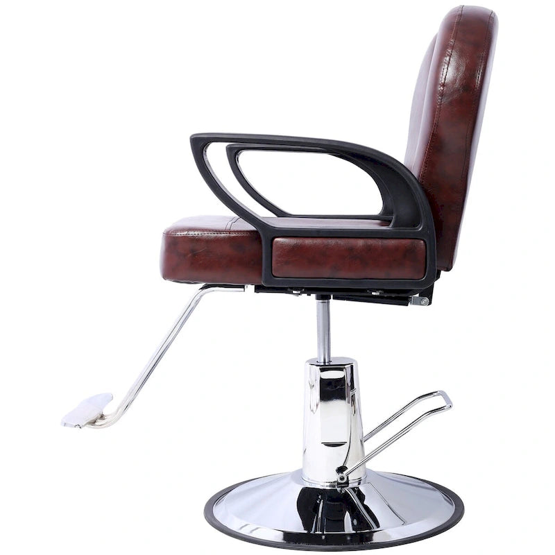Artist hand Hair Barber Chair,Heavy Duty Hydraulic Spa Furniture Shampoo Reclining Extra Wider Seat Beauty Hair Salon Equipment