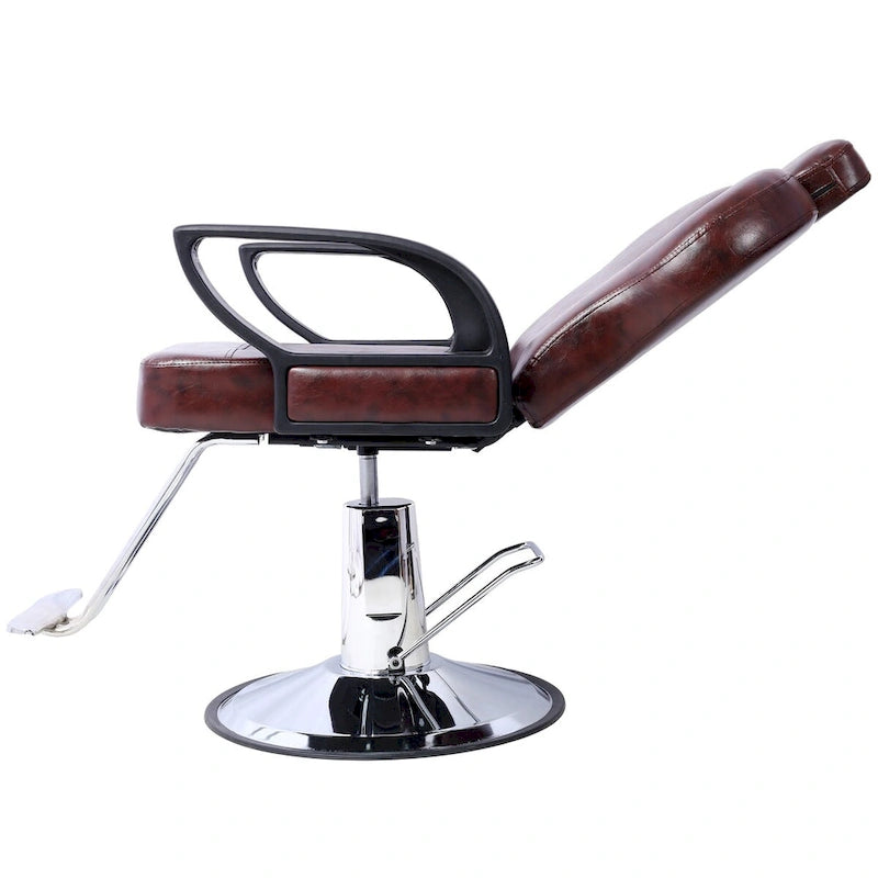 Artist hand Hair Barber Chair,Heavy Duty Hydraulic Spa Furniture Shampoo Reclining Extra Wider Seat Beauty Hair Salon Equipment