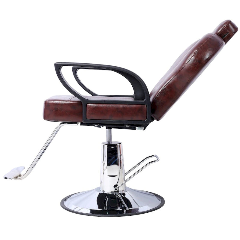 Artist hand Hair Barber Chair,Heavy Duty Hydraulic Spa Furniture Shampoo Reclining Extra Wider Seat Beauty Hair Salon Equipment