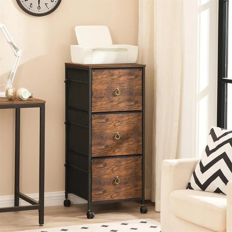 3-Drawer File Cabinet - 15.7 D x 15.7 W x 38.1 H