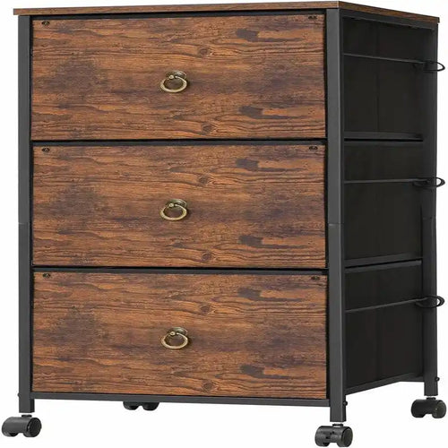 3-Drawer File Cabinet - 15.7 D x 15.7 W x 38.1 H