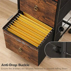 3-Drawer File Cabinet - 15.7 D x 15.7 W x 38.1 H