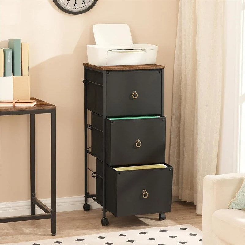 3-Drawer File Cabinet - 15.7 D x 15.7 W x 38.1 H