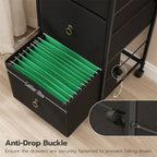 3-Drawer File Cabinet - 15.7 D x 15.7 W x 38.1 H