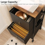 3-Drawer File Cabinet - 15.7 D x 15.7 W x 38.1 H