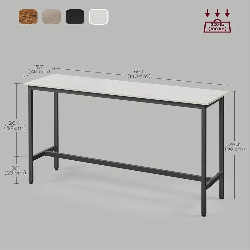 Narrow Long Bar Table