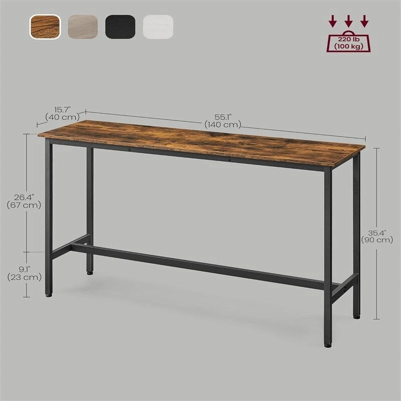 Narrow Long Bar Table