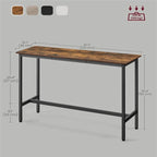 Narrow Long Bar Table