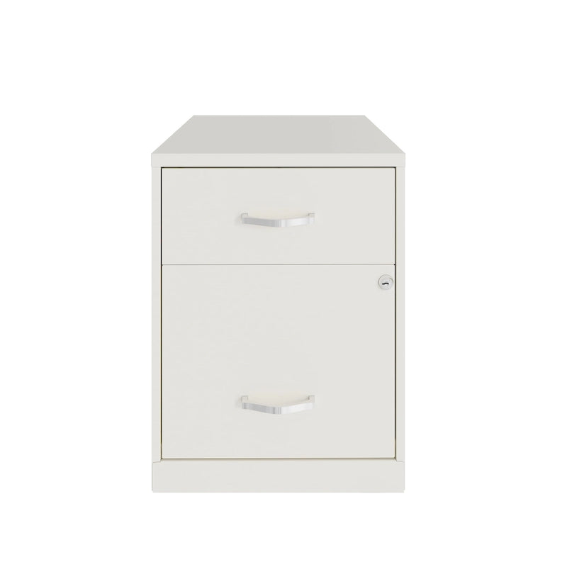 Space Solutions 18  Deep 2 Drawer Letter Width Vertical File Cabinet with Accessory Drawer