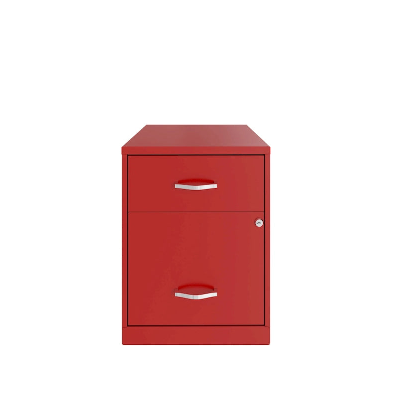 Space Solutions 18  Deep 2 Drawer Letter Width Vertical File Cabinet with Accessory Drawer