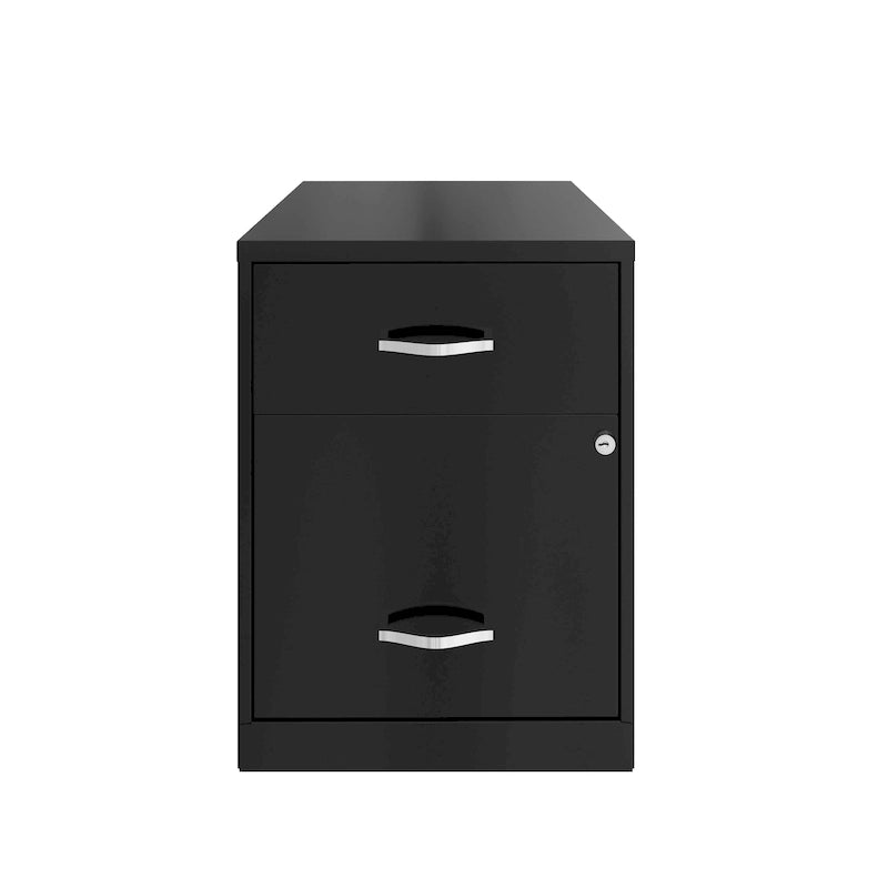 Space Solutions 18  Deep 2 Drawer Letter Width Vertical File Cabinet with Accessory Drawer