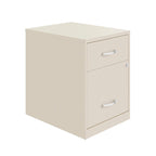 Space Solutions 18  Deep 2 Drawer Letter Width Vertical File Cabinet with Accessory Drawer