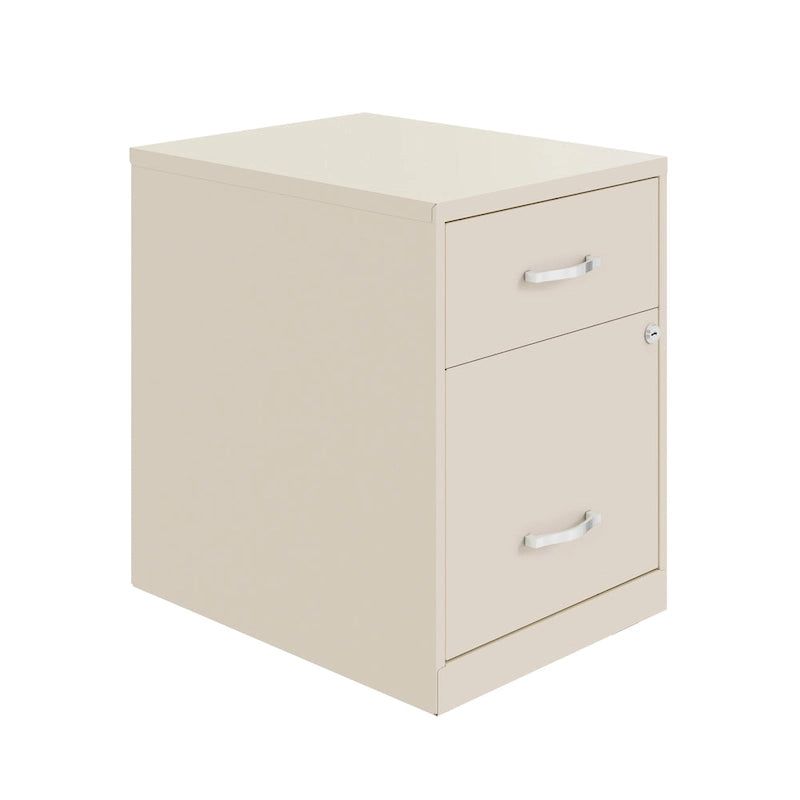 Space Solutions 18  Deep 2 Drawer Letter Width Vertical File Cabinet with Accessory Drawer