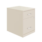 Space Solutions 18  Deep 2 Drawer Letter Width Vertical File Cabinet with Accessory Drawer