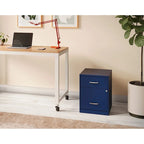 Space Solutions 18  Deep 2 Drawer Letter Width Vertical File Cabinet with Accessory Drawer