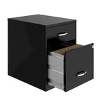 Space Solutions 18  Deep 2 Drawer Letter Width Vertical File Cabinet with Accessory Drawer