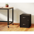 Space Solutions 18  Deep 2 Drawer Letter Width Vertical File Cabinet with Accessory Drawer