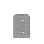 Space Solutions 18  Deep 2 Drawer Letter Width Vertical File Cabinet with Accessory Drawer
